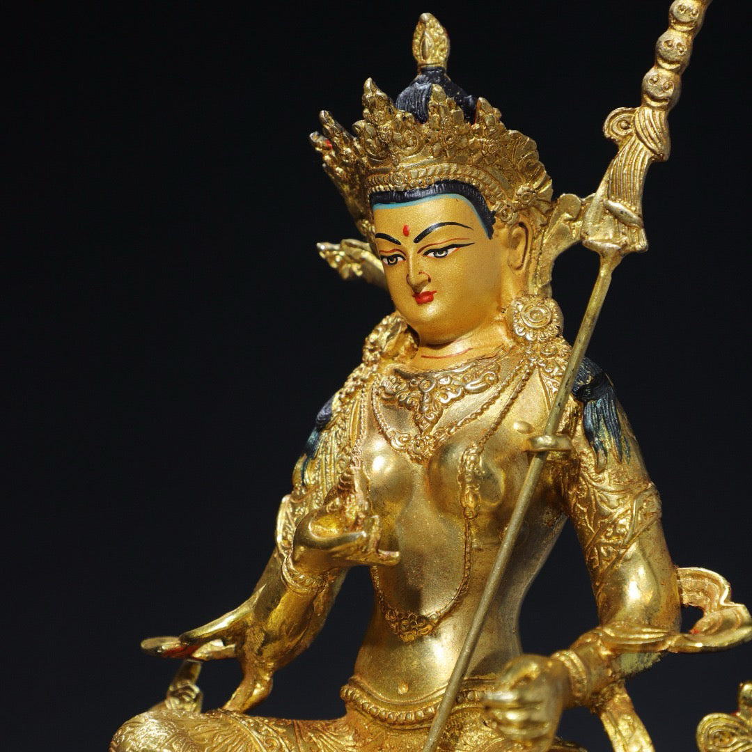 Chinese antique pure copper Buddha statue