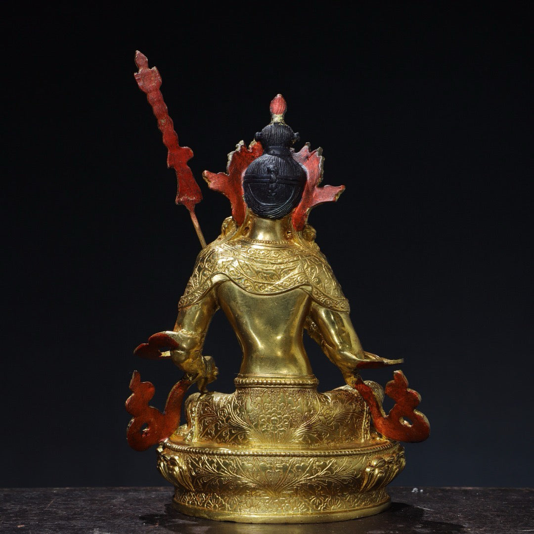 Chinese antique pure copper Buddha statue