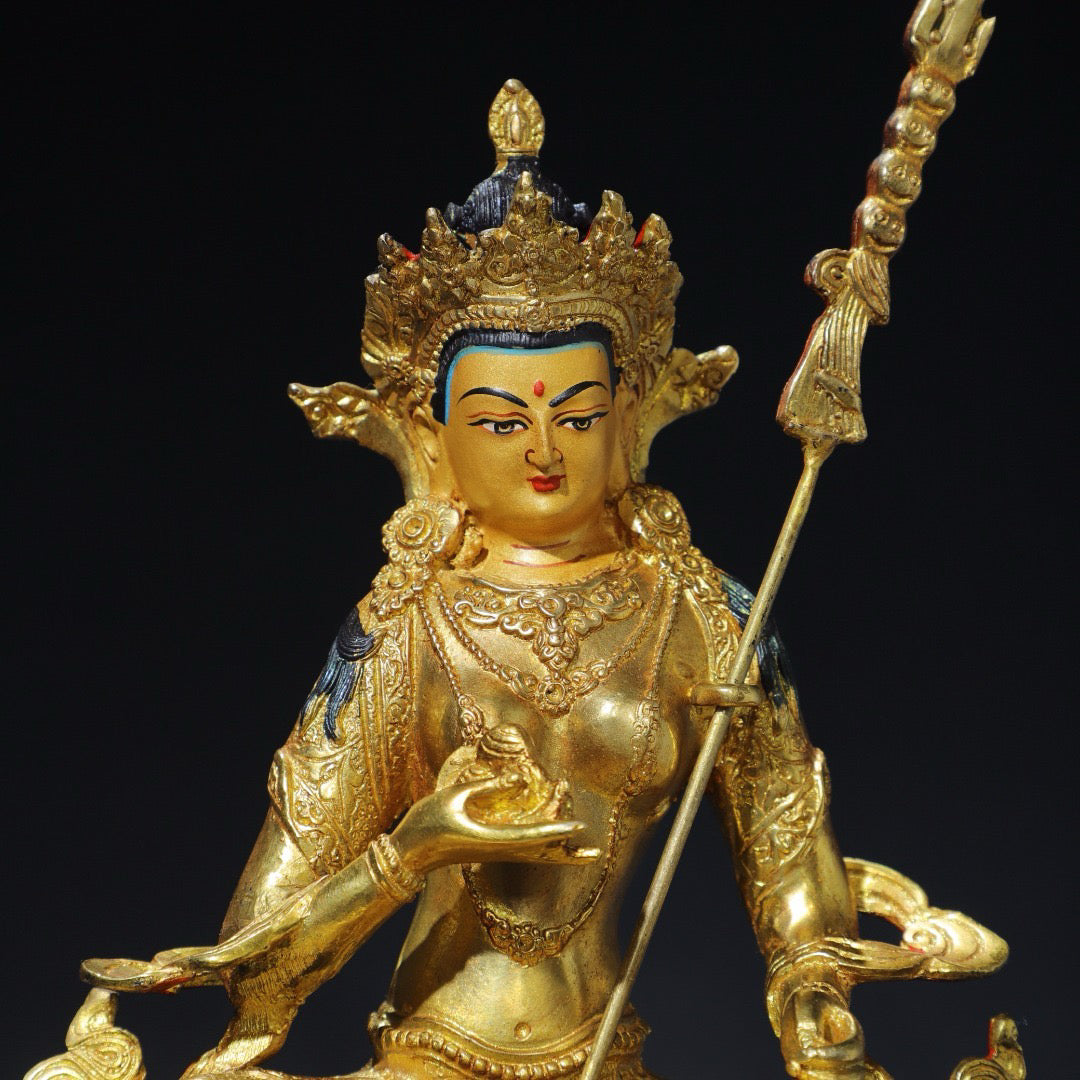 Chinese antique pure copper Buddha statue