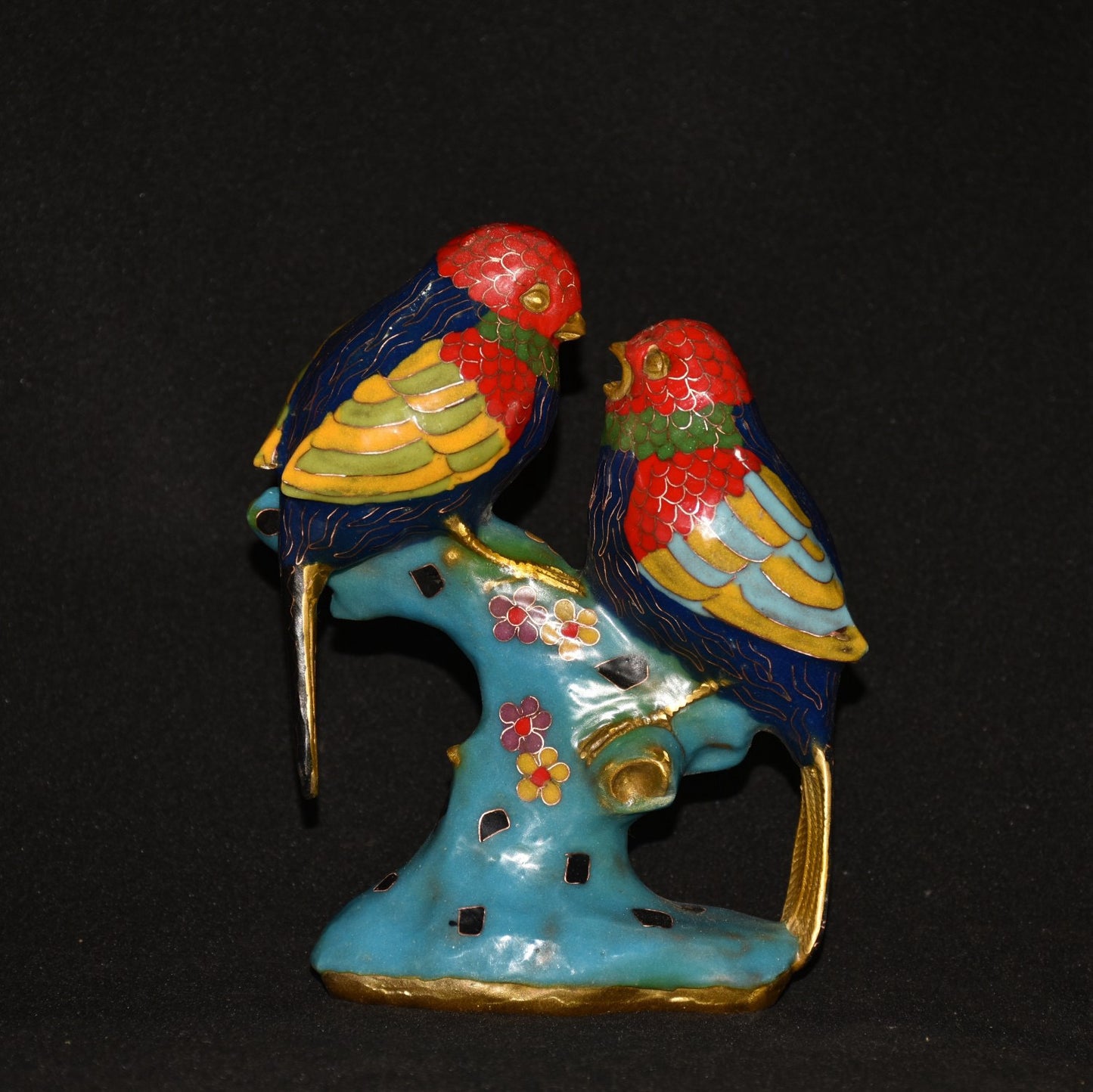 Pure copper cloisonn é mandarin duck bird ornament
