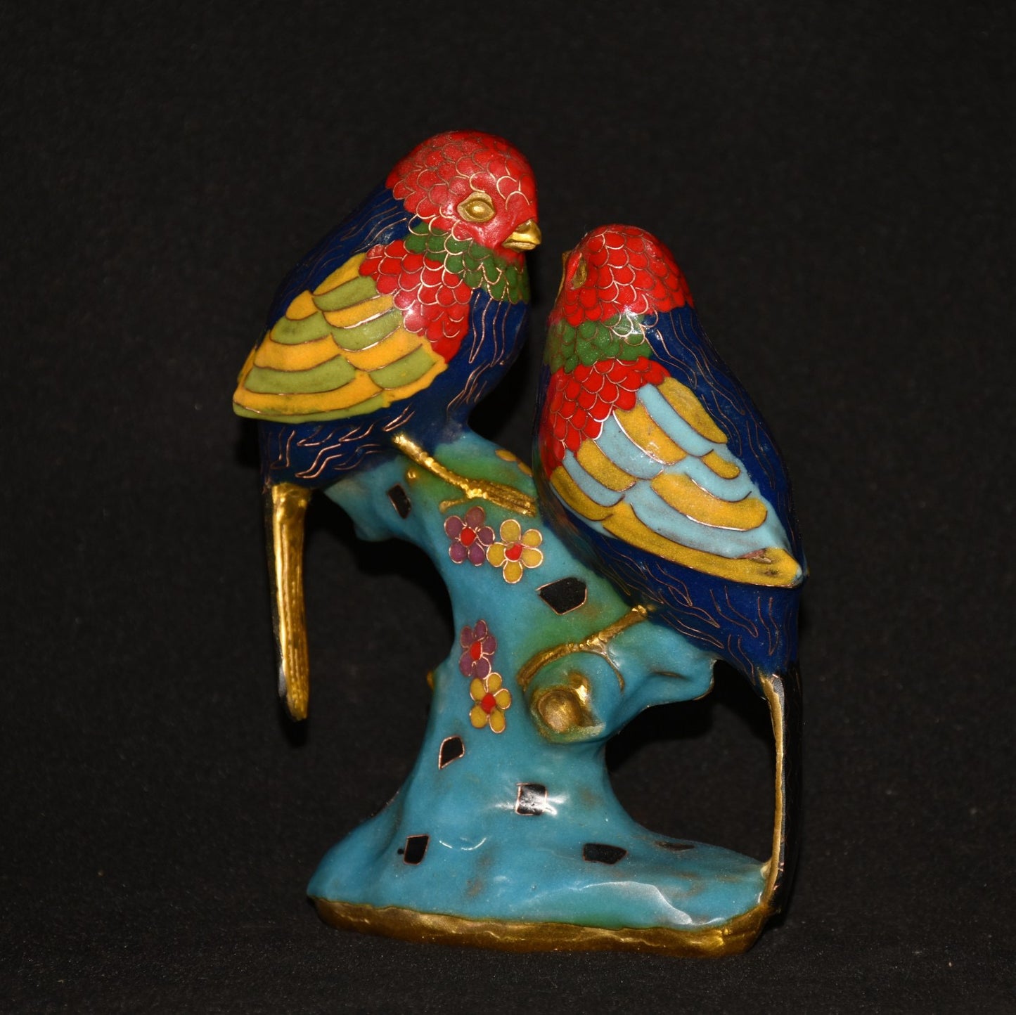 Pure copper cloisonn é mandarin duck bird ornament