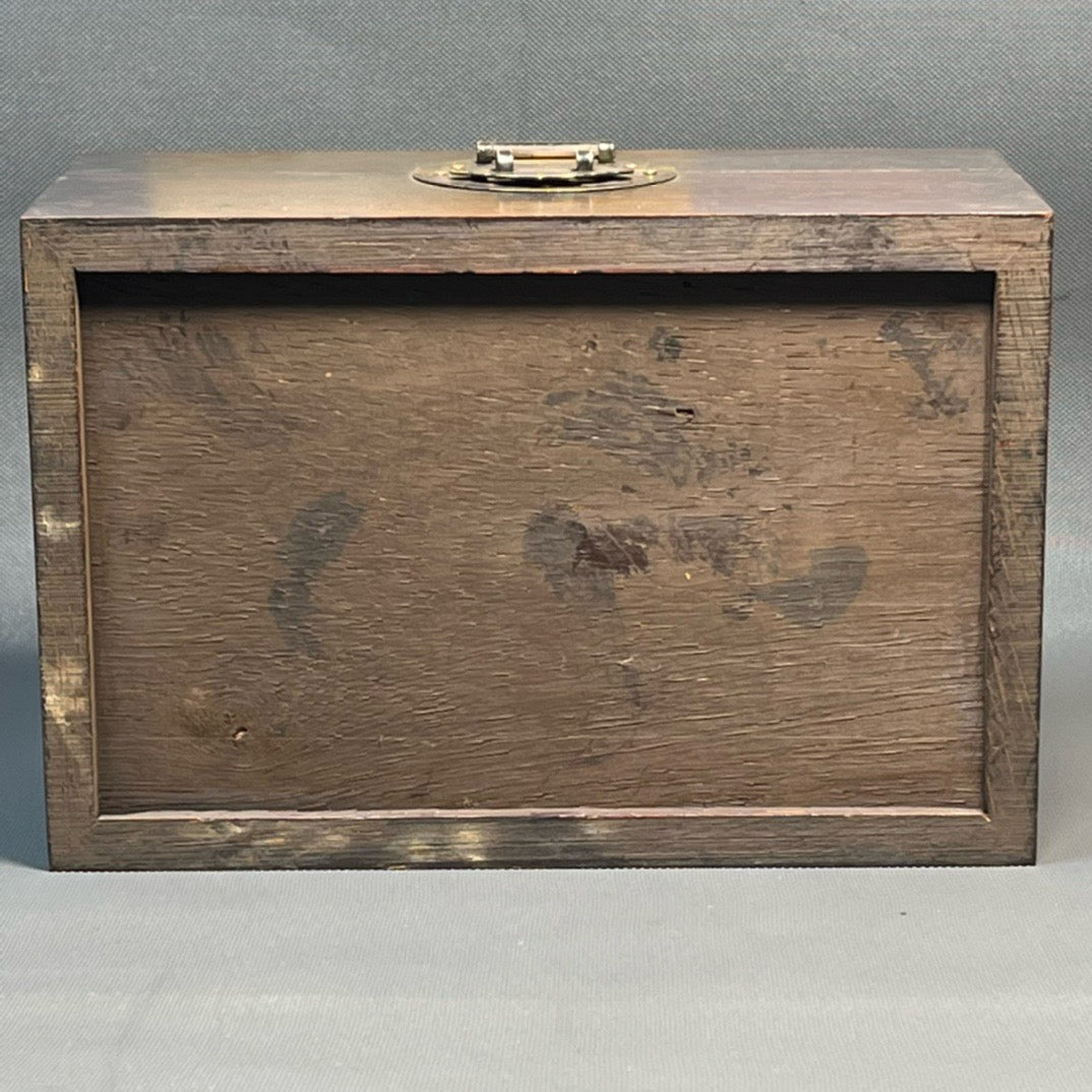 Sandalwood carved jewelry box