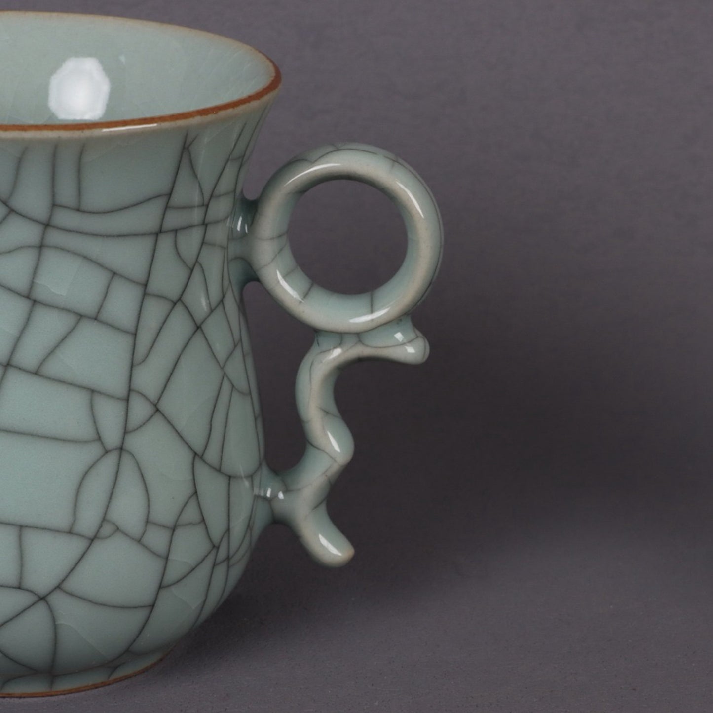 Ge Kiln Open Cup with Lid