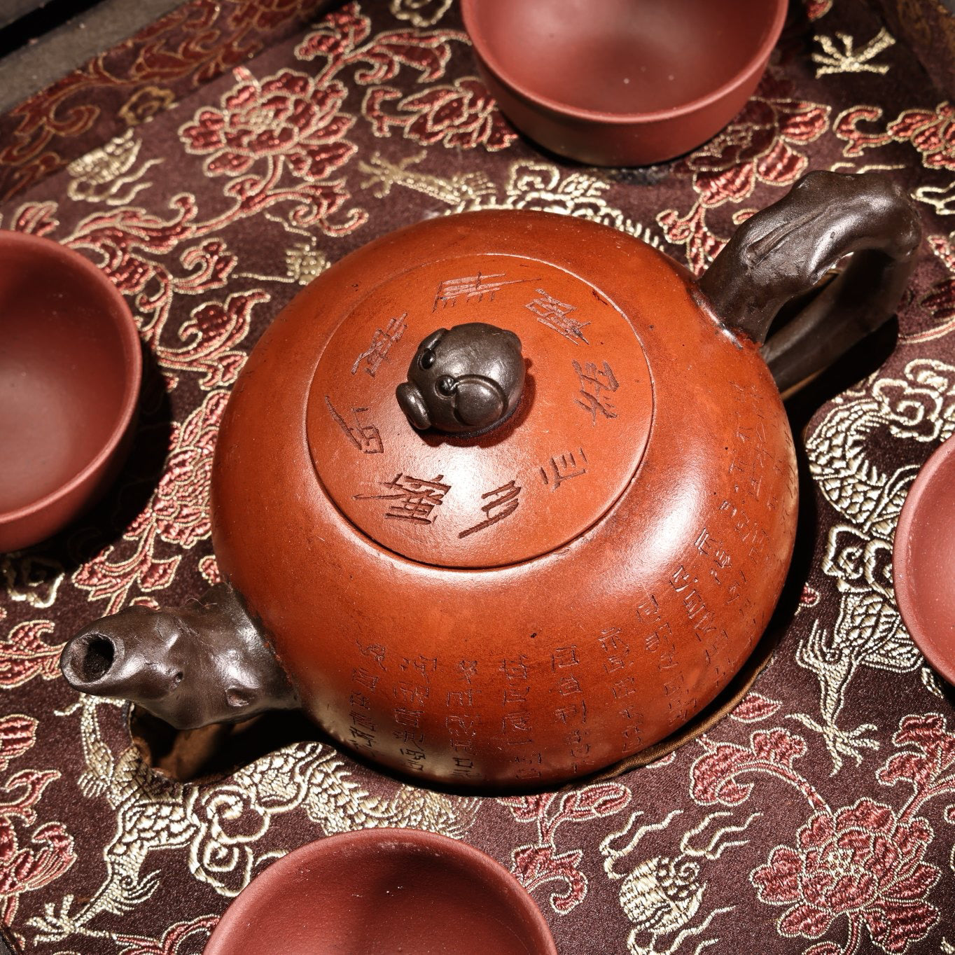A set of Chinese antique tea sets