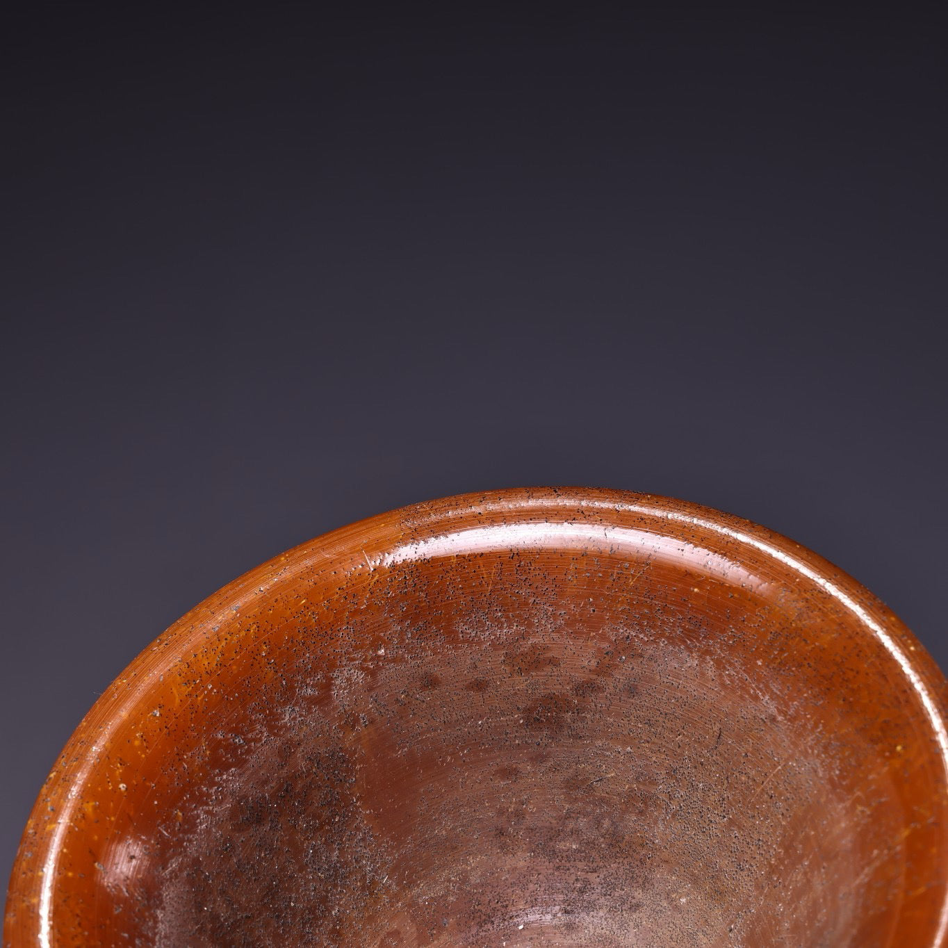 Chinese Antique High Relief Rhinoceros Horn Cup