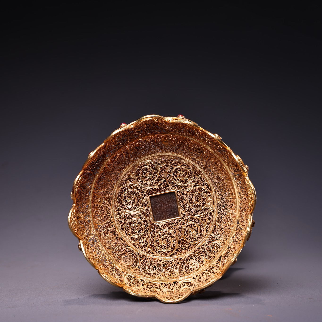 Chinese Antique High Relief Rhinoceros Horn Cup