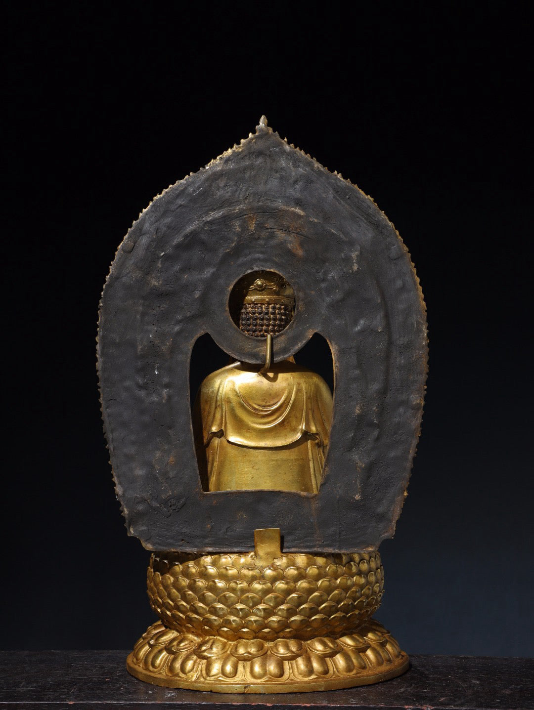 Chinese antique pure copper statue of the Great Sun Buddha