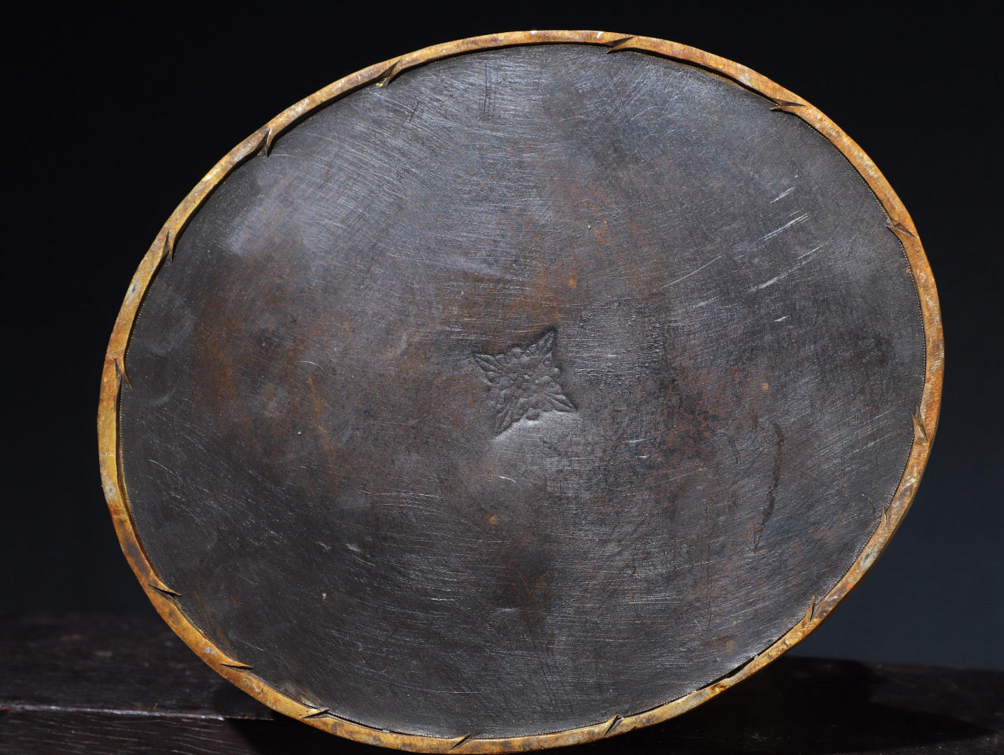 Chinese antique pure copper statue of the Great Sun Buddha