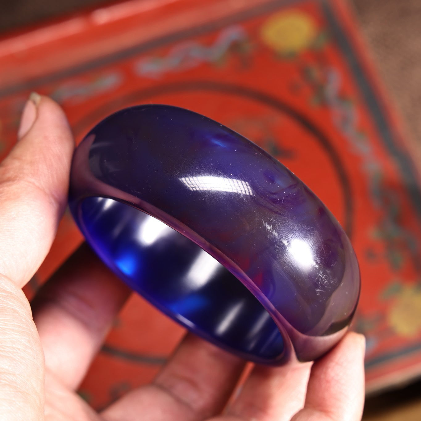 Chinese Antique Amber Bracelet