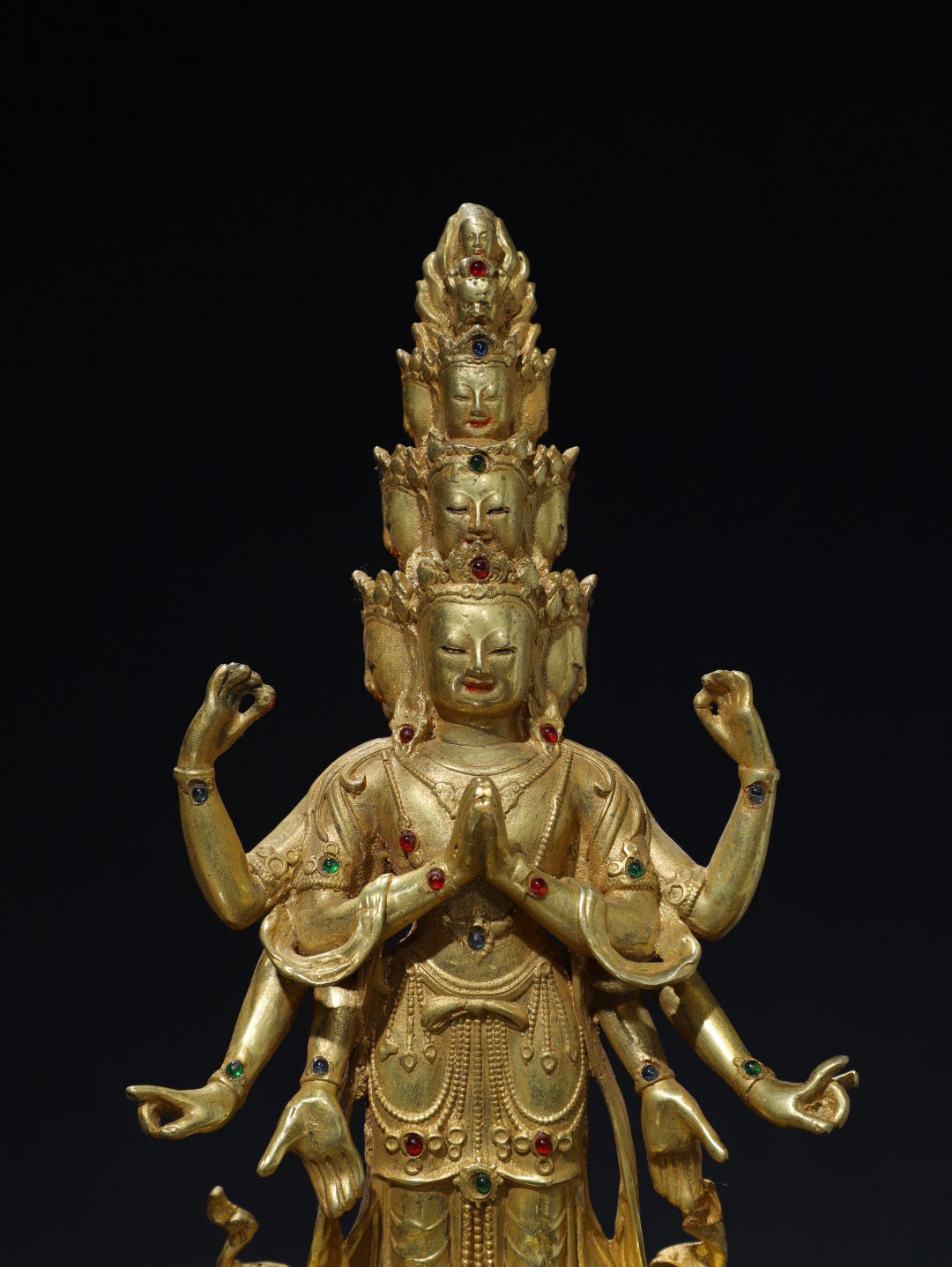 Chinese antique pure copper Buddha statue
