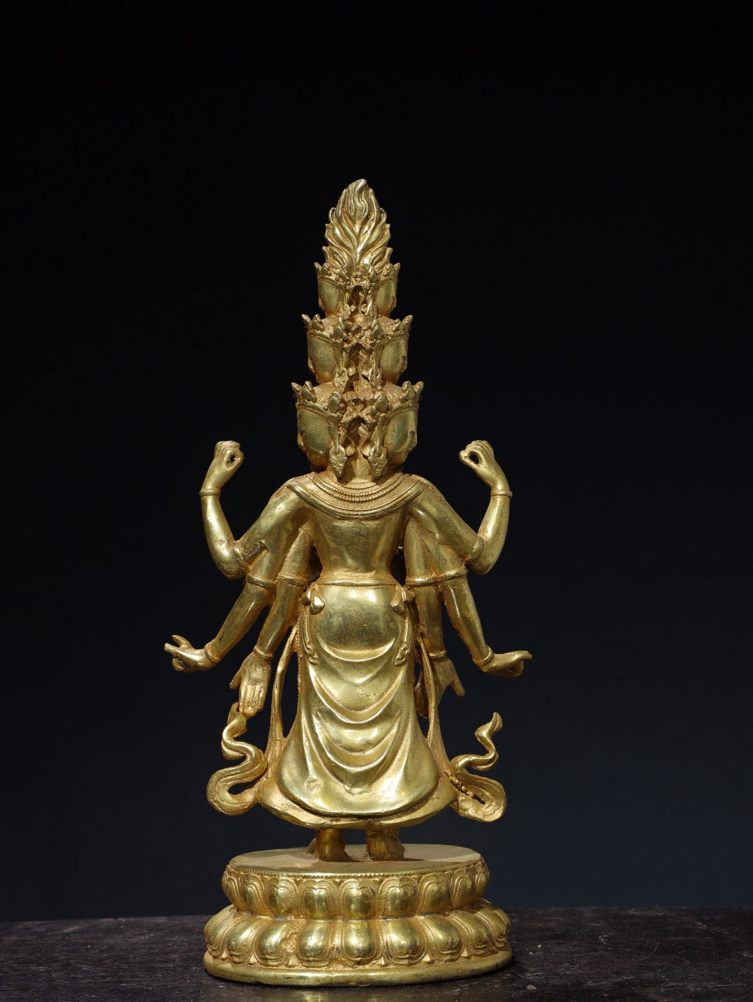 Chinese antique pure copper Buddha statue