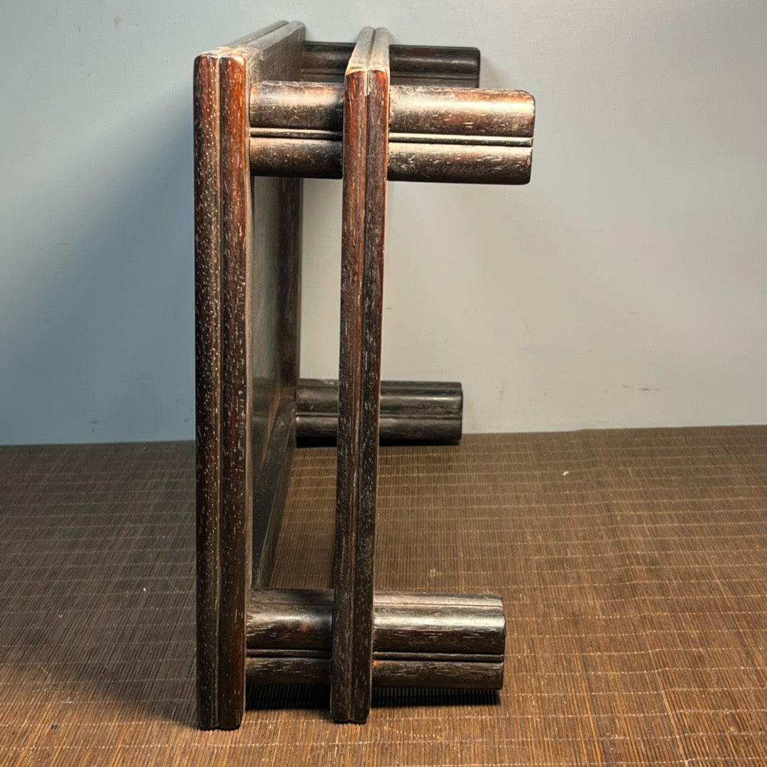 Sandalwood inlaid shell carved small table