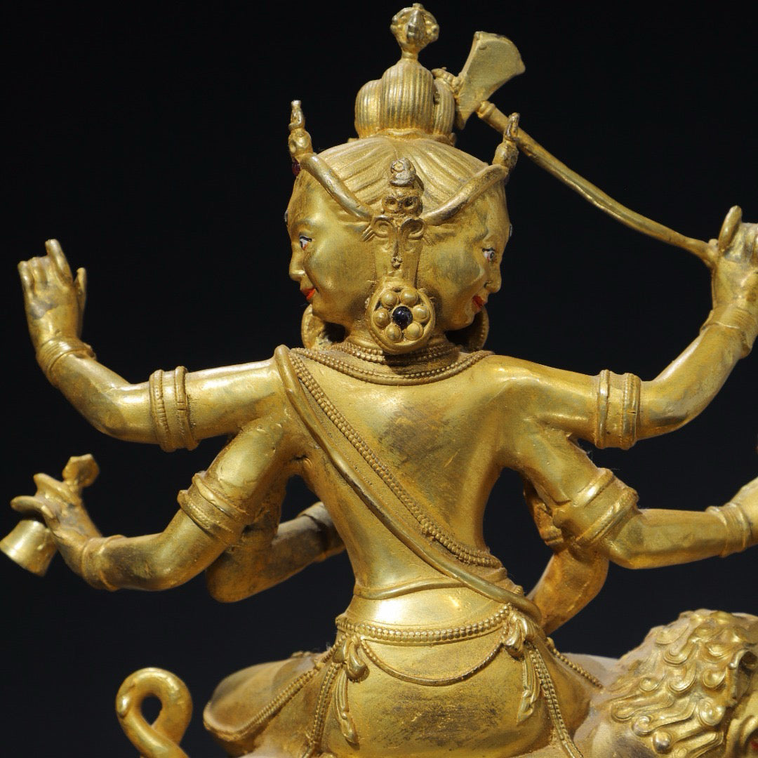 Chinese antique pure copper Buddha statue