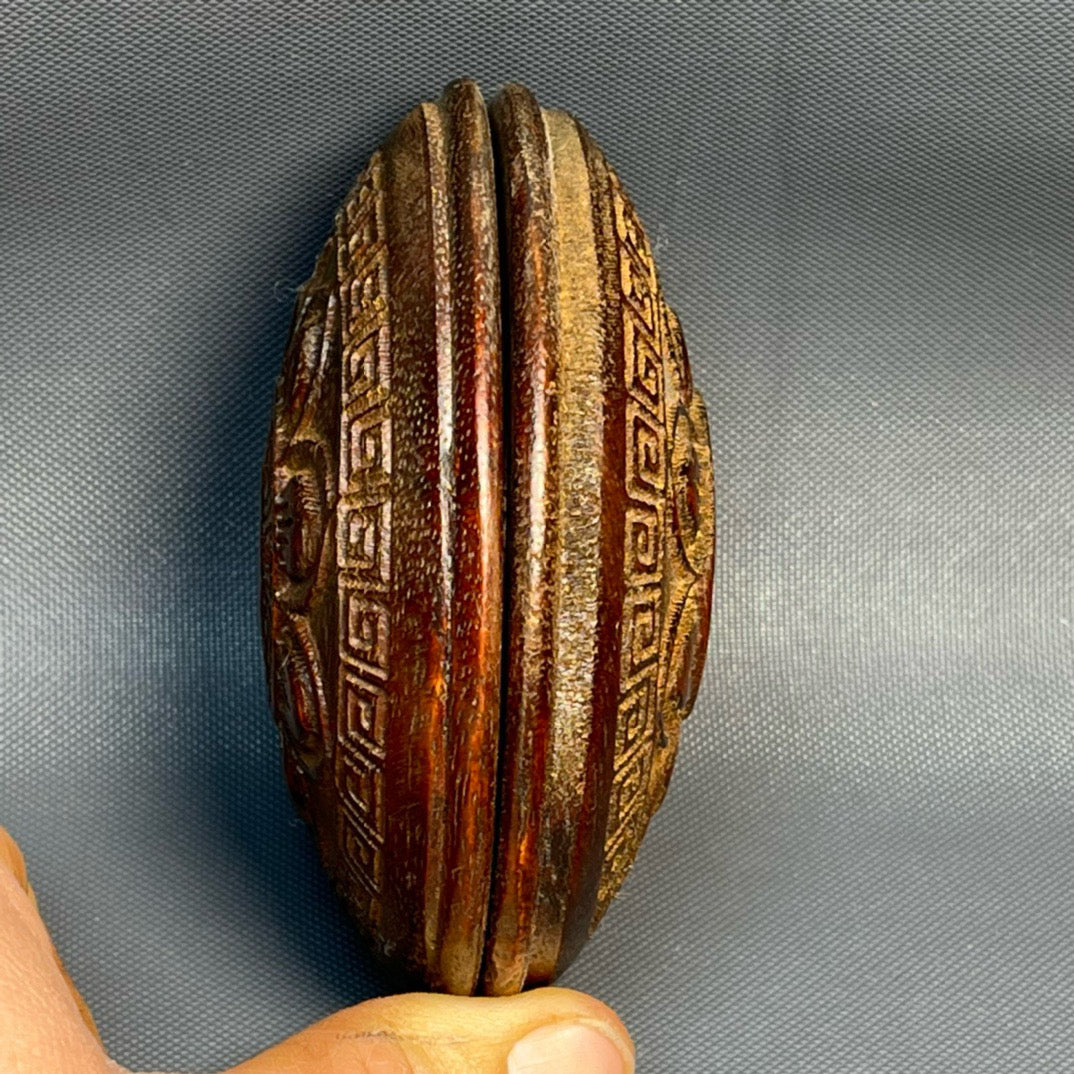 Sandalwood carved ink box