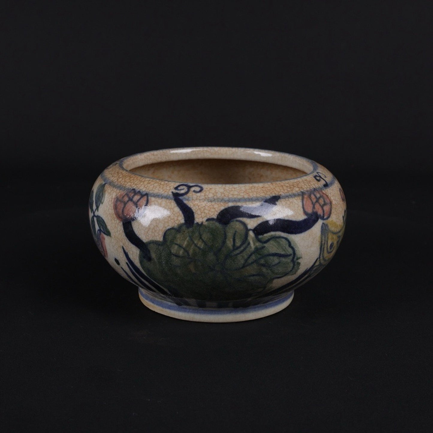 Blue and white blooms with surplus patterns every year, small brush wash