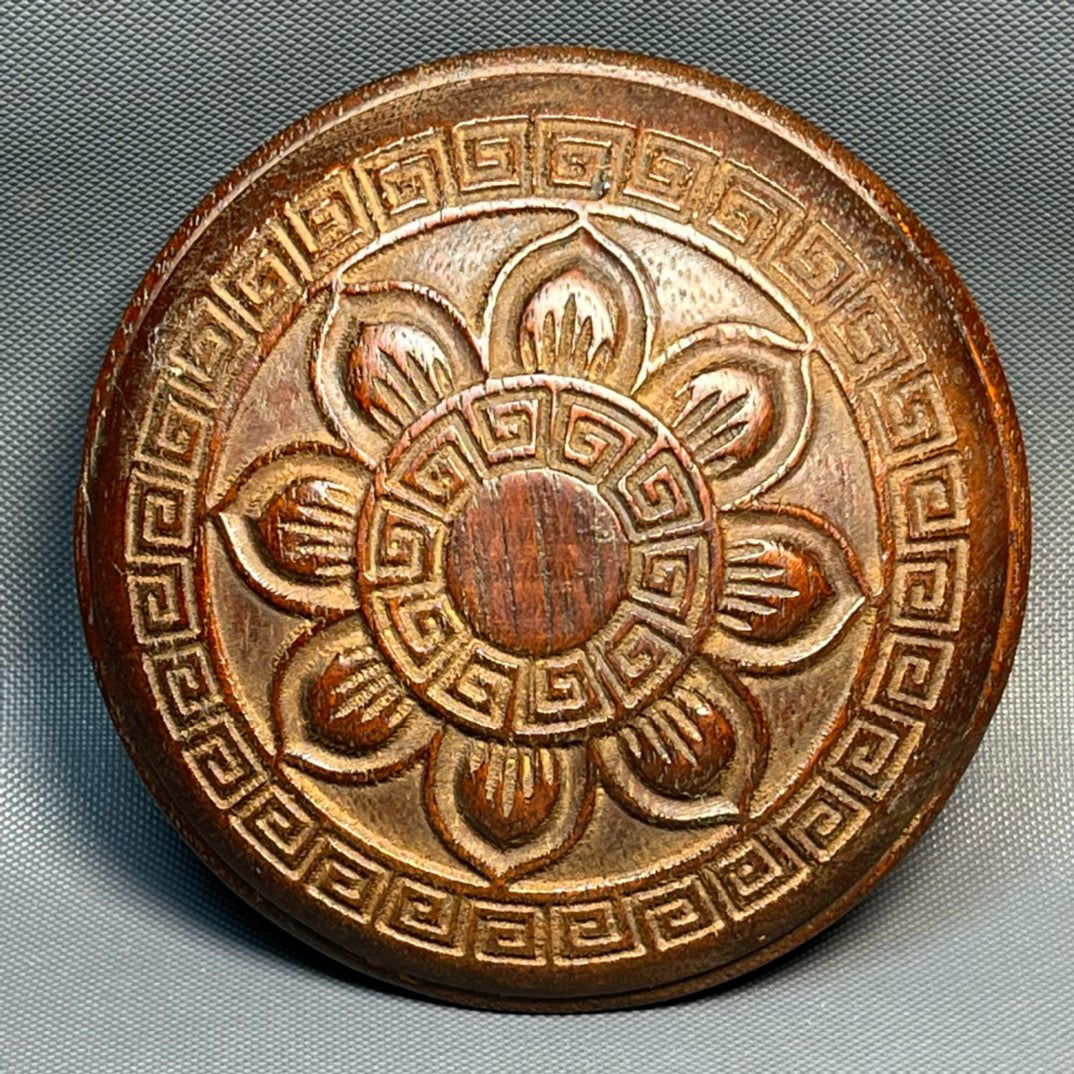 Sandalwood carved ink box