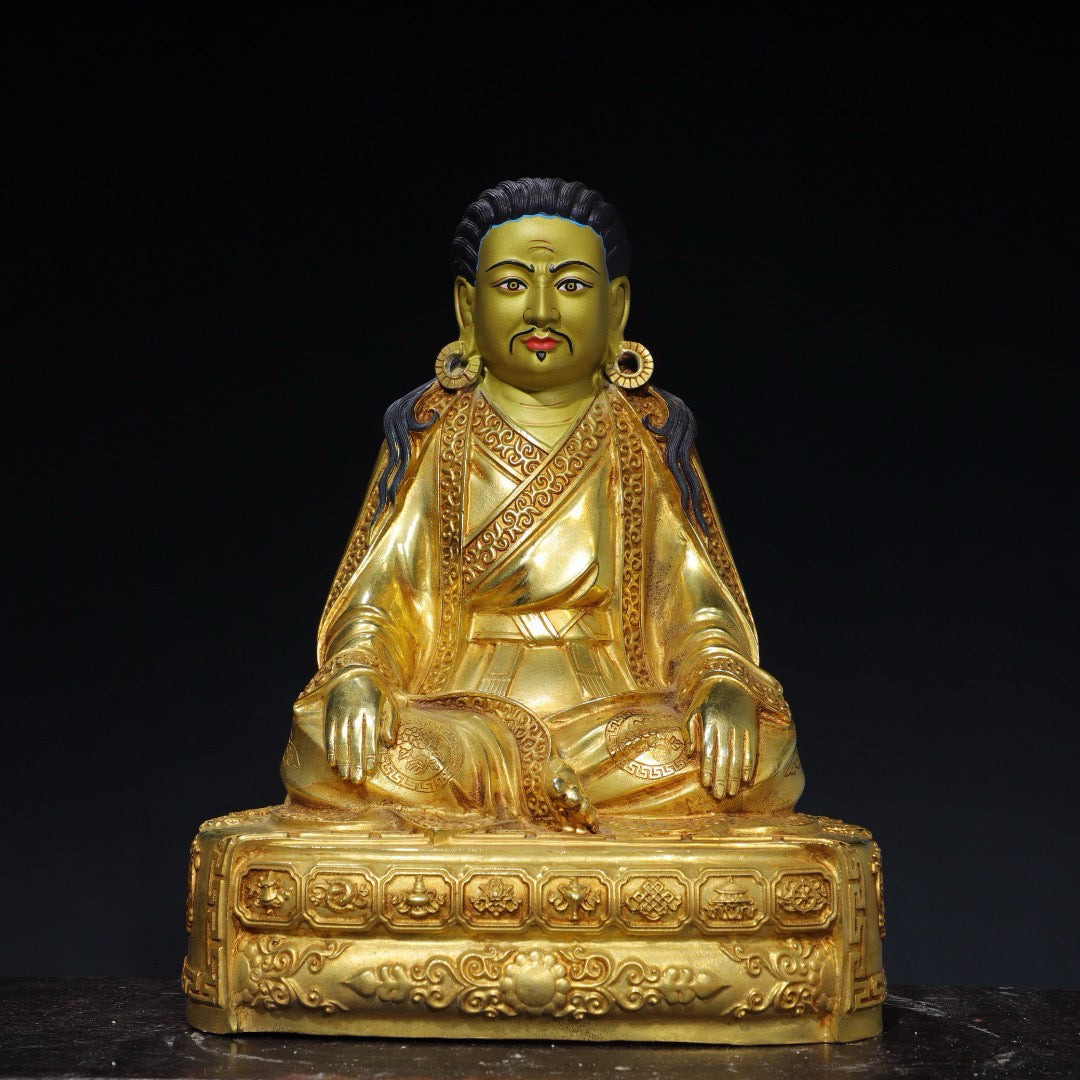 Chinese antique pure copper Buddha statue
