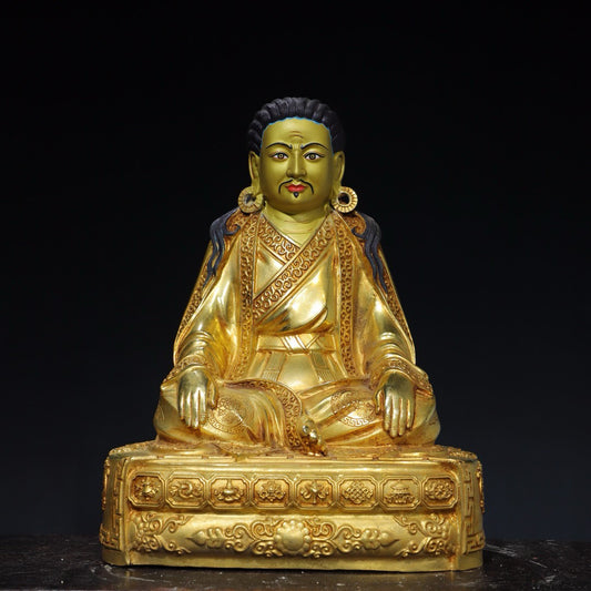 Chinese antique pure copper Buddha statue