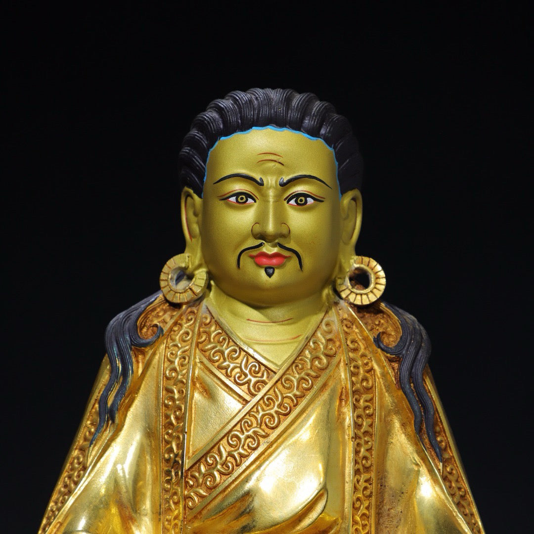 Chinese antique pure copper Buddha statue