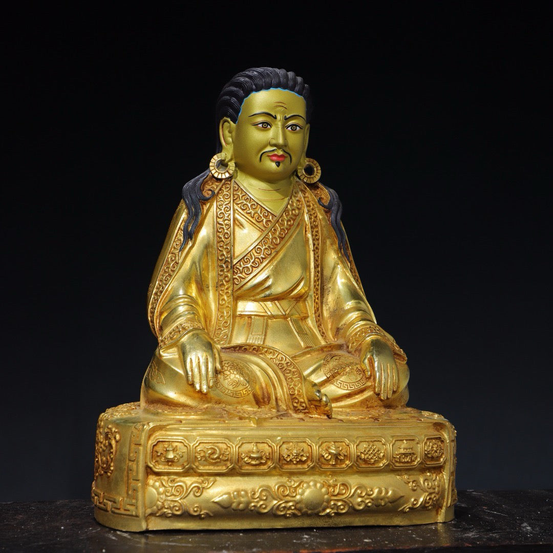 Chinese antique pure copper Buddha statue