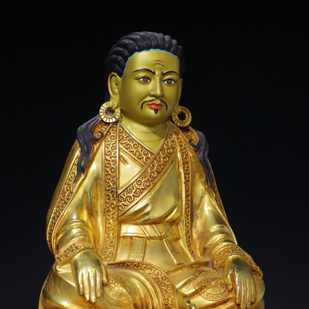 Chinese antique pure copper Buddha statue