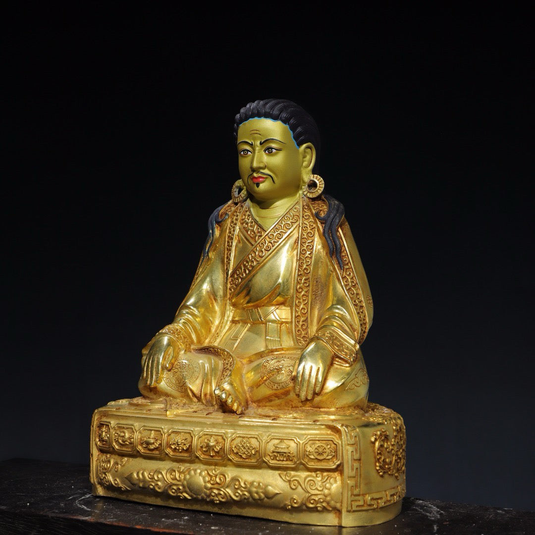 Chinese antique pure copper Buddha statue