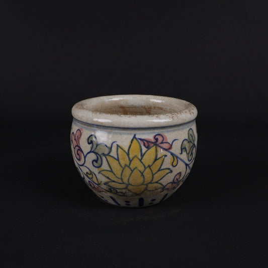 Entangled Lotus Pattern Small Tank