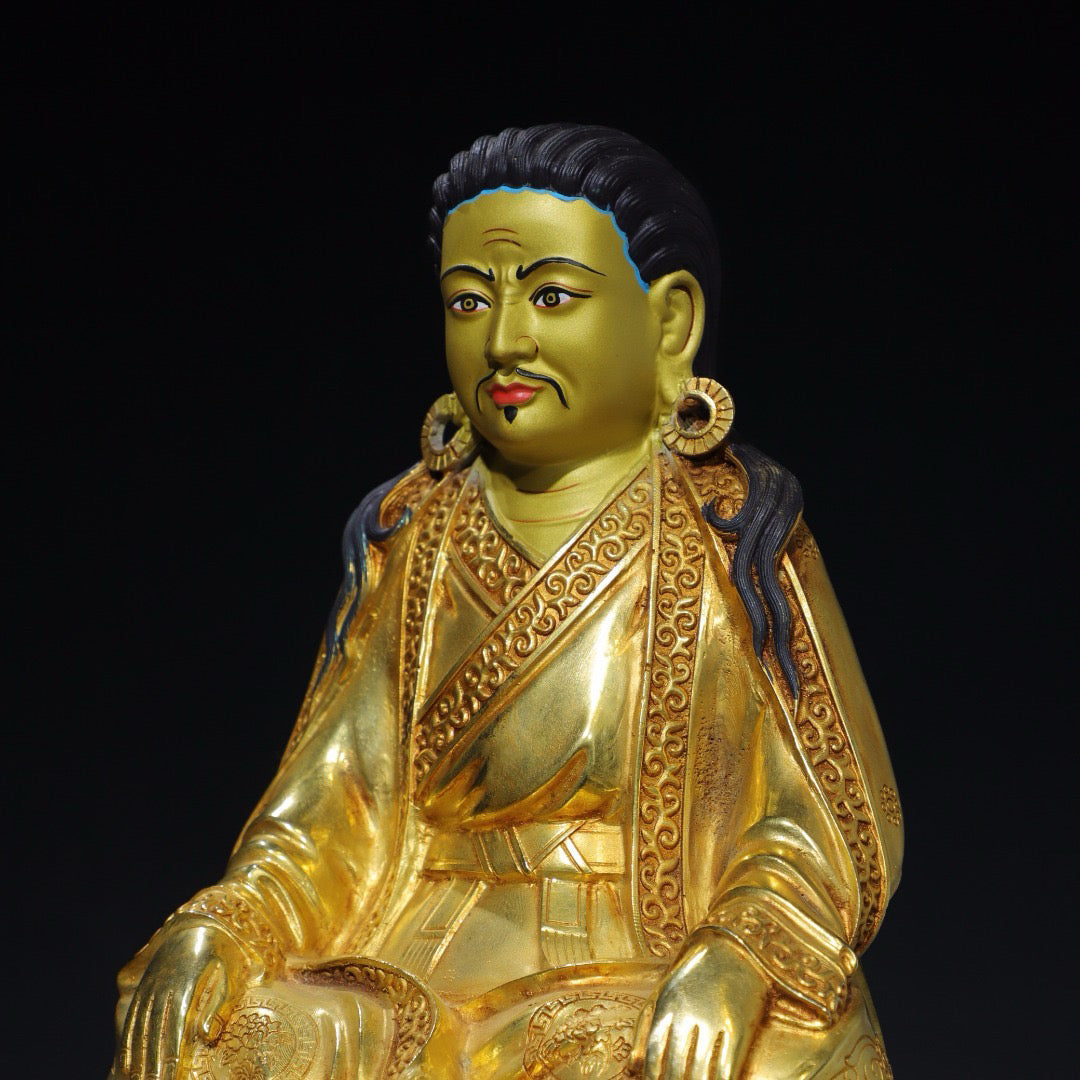Chinese antique pure copper Buddha statue