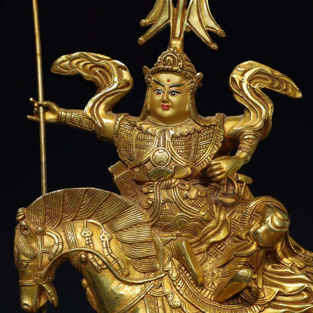 Chinese antique pure copper Buddha statue