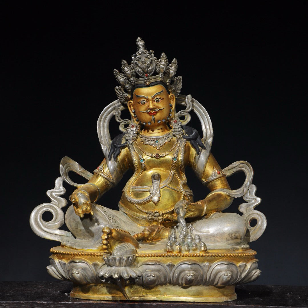 Chinese antique pure copper Buddha statue