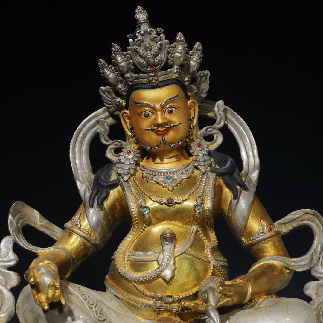 Chinese antique pure copper Buddha statue