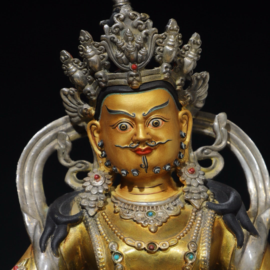 Chinese antique pure copper Buddha statue