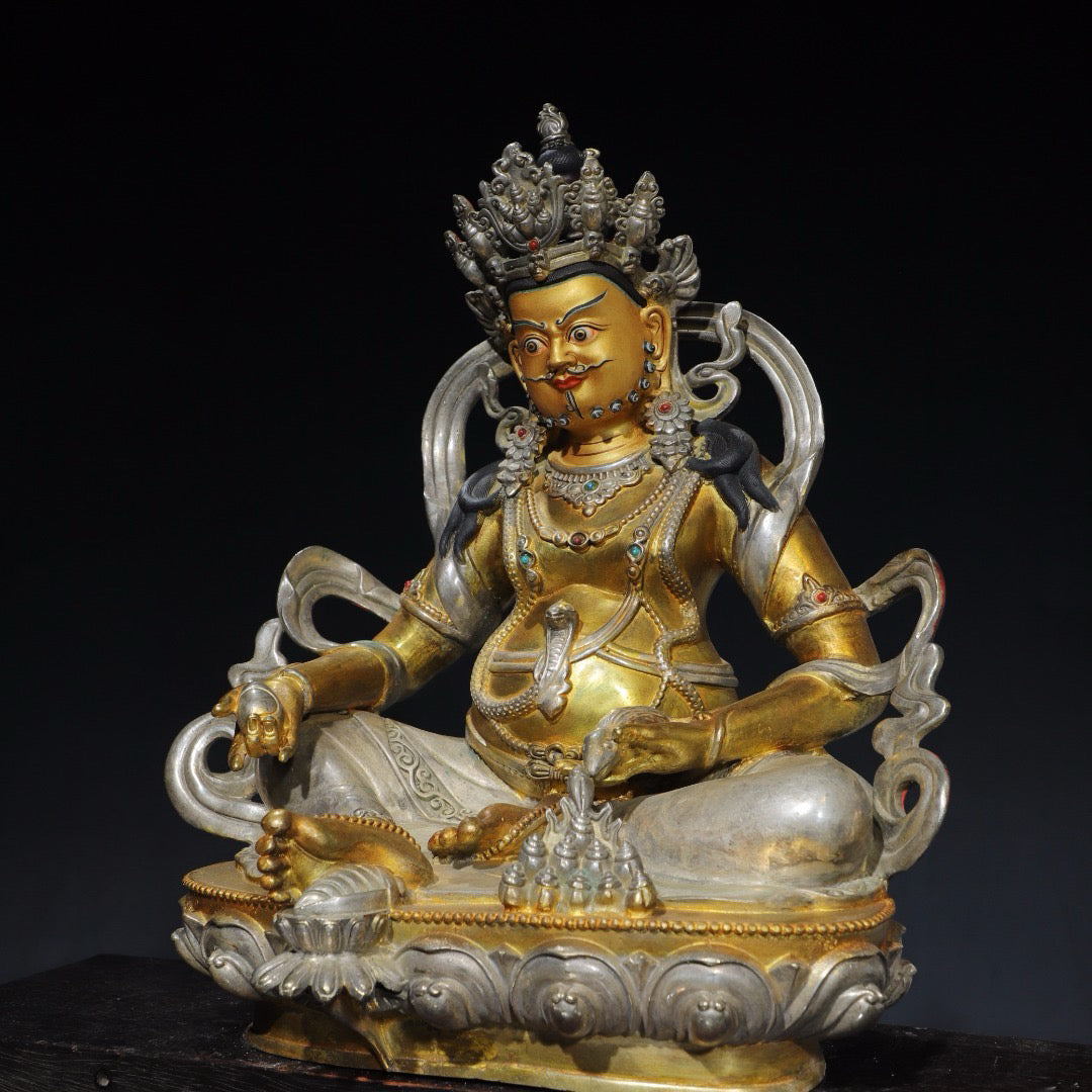 Chinese antique pure copper Buddha statue