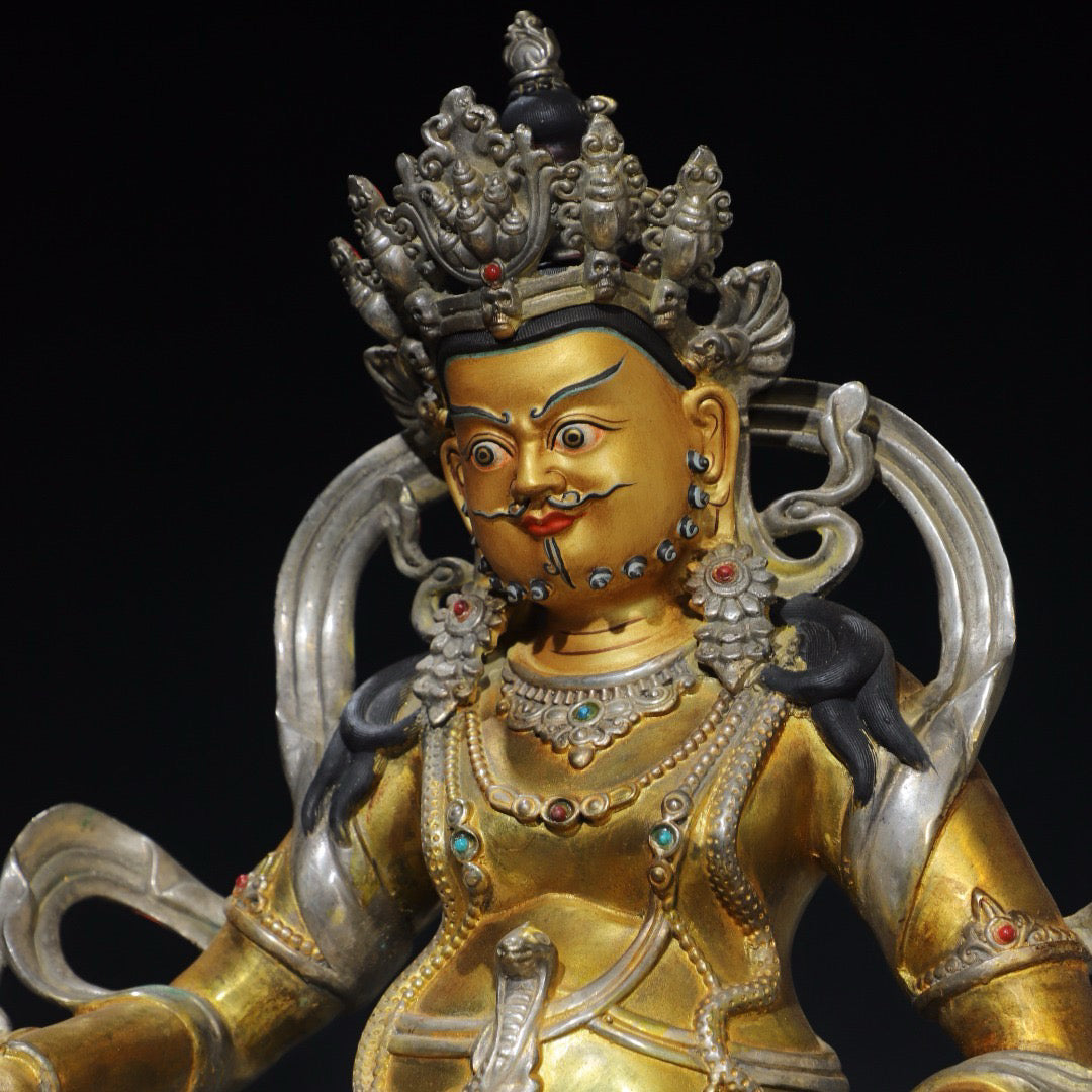 Chinese antique pure copper Buddha statue