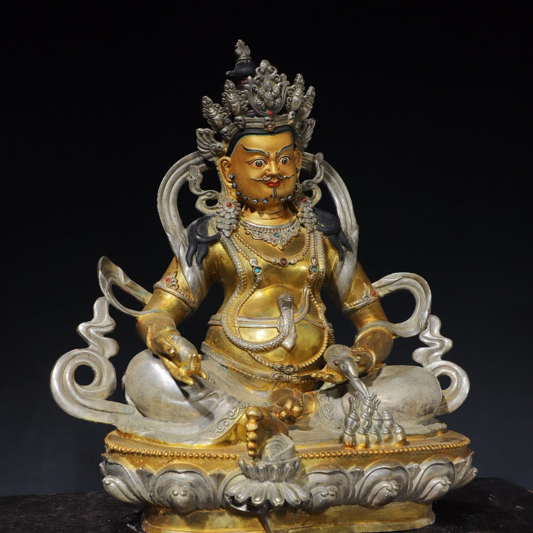 Chinese antique pure copper Buddha statue