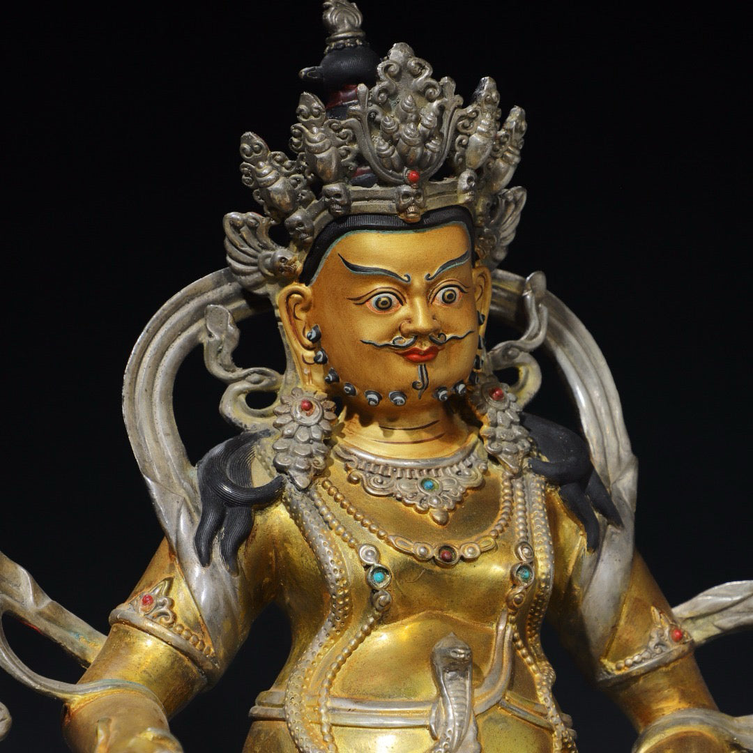 Chinese antique pure copper Buddha statue