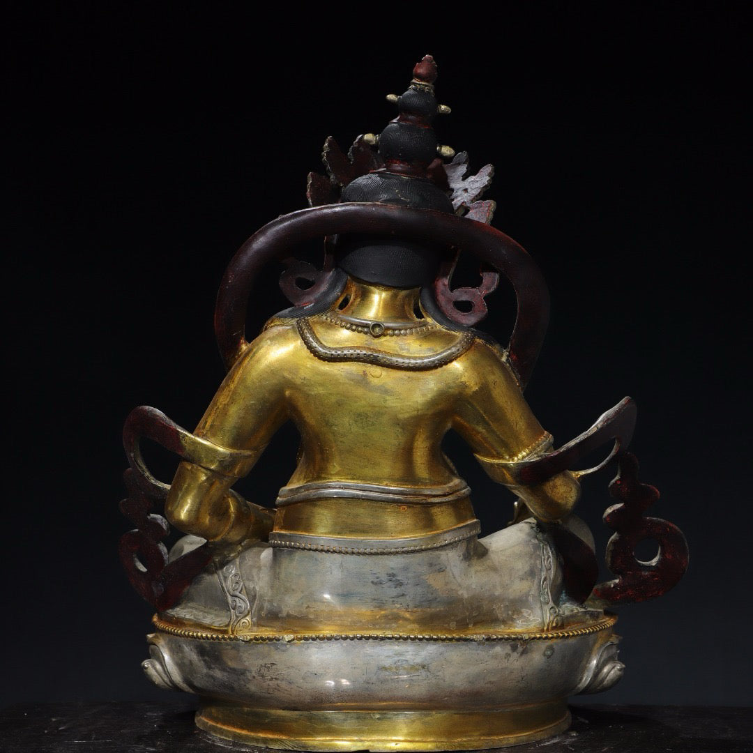Chinese antique pure copper Buddha statue