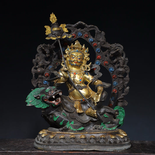 Chinese antique pure copper Buddha statue