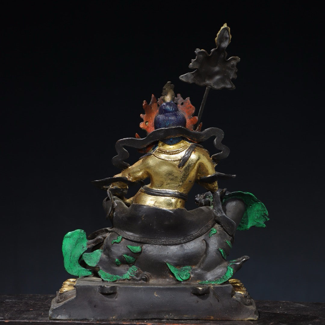 Chinese antique pure copper Buddha statue