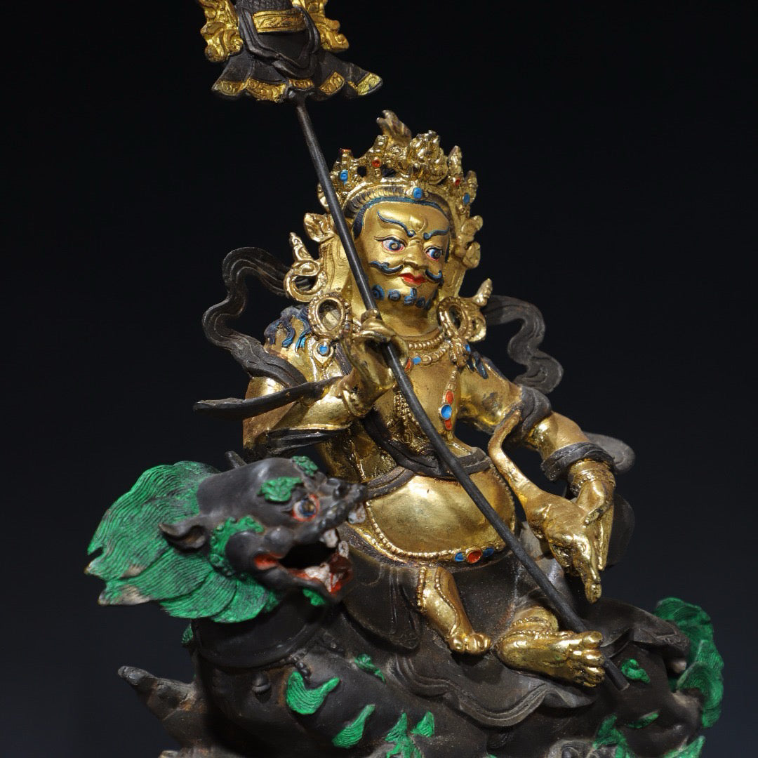 Chinese antique pure copper Buddha statue