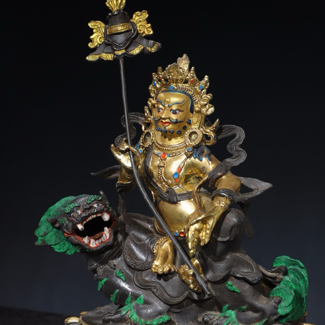 Chinese antique pure copper Buddha statue