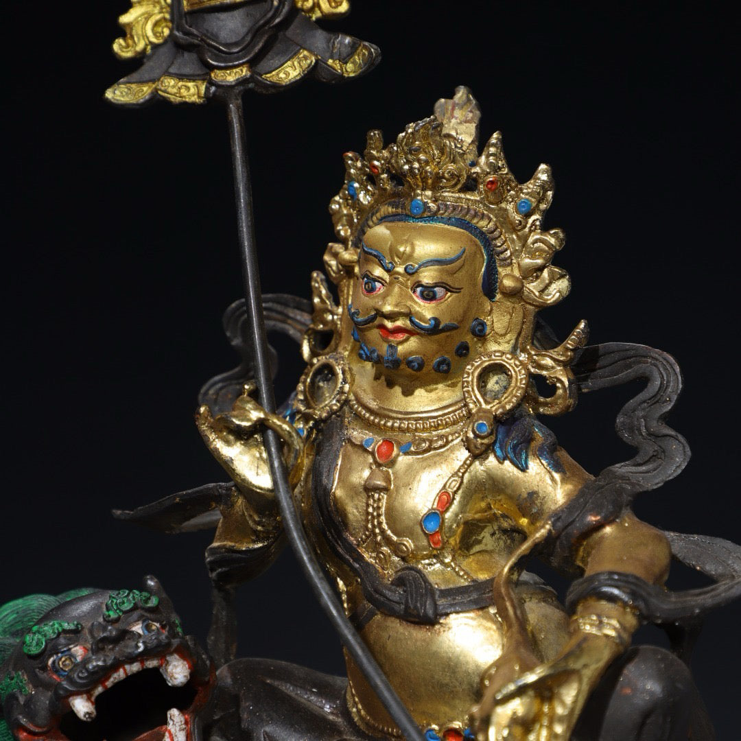 Chinese antique pure copper Buddha statue