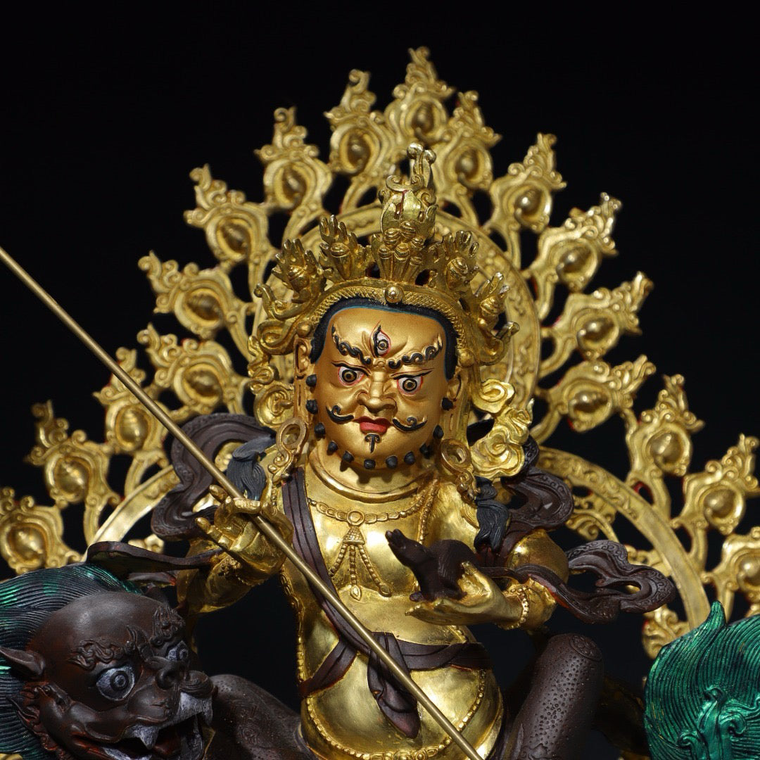 Chinese antique pure copper Buddha statue