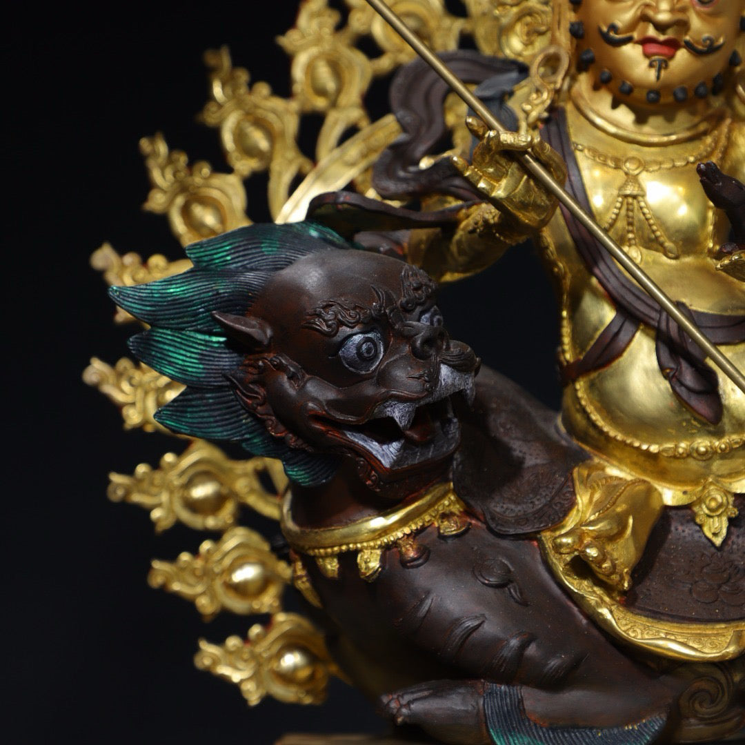 Chinese antique pure copper Buddha statue
