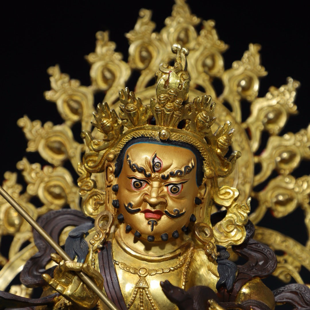 Chinese antique pure copper Buddha statue