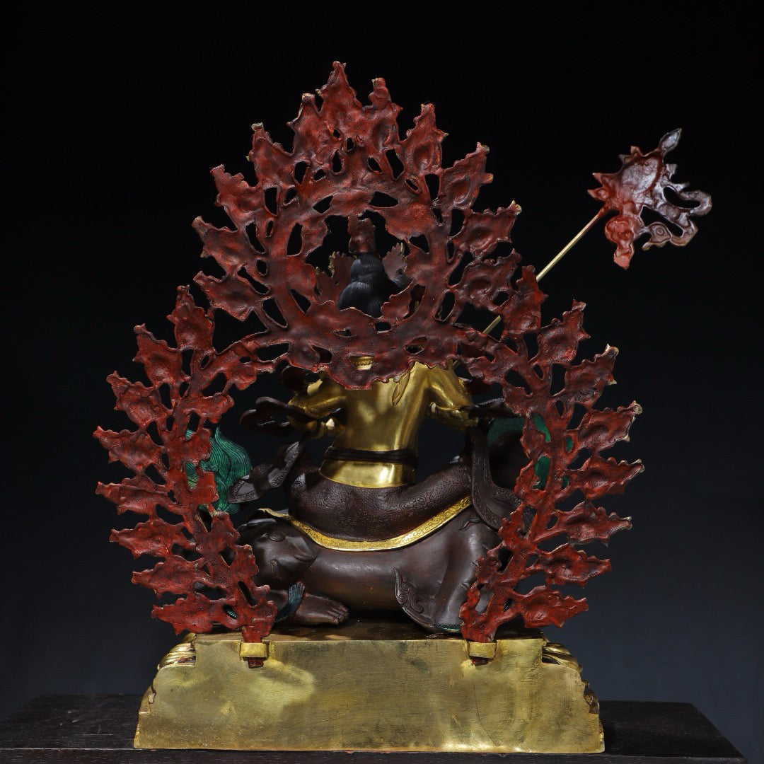 Chinese antique pure copper Buddha statue