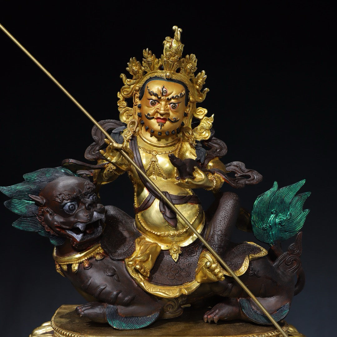 Chinese antique pure copper Buddha statue