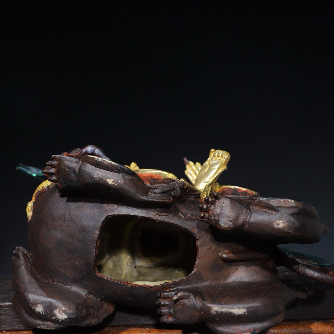 Chinese antique pure copper Buddha statue