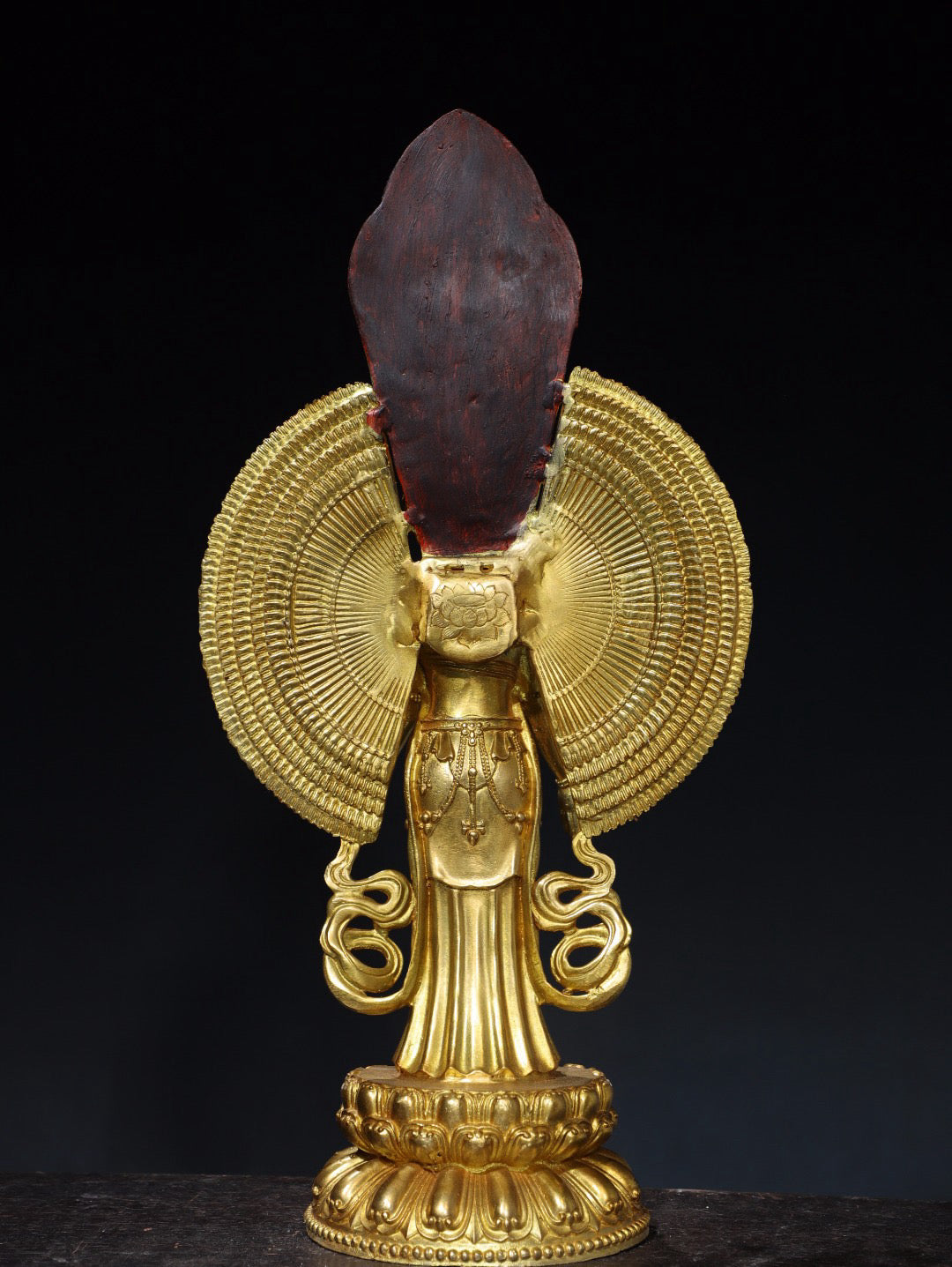 Chinese antique pure copper Buddha statue