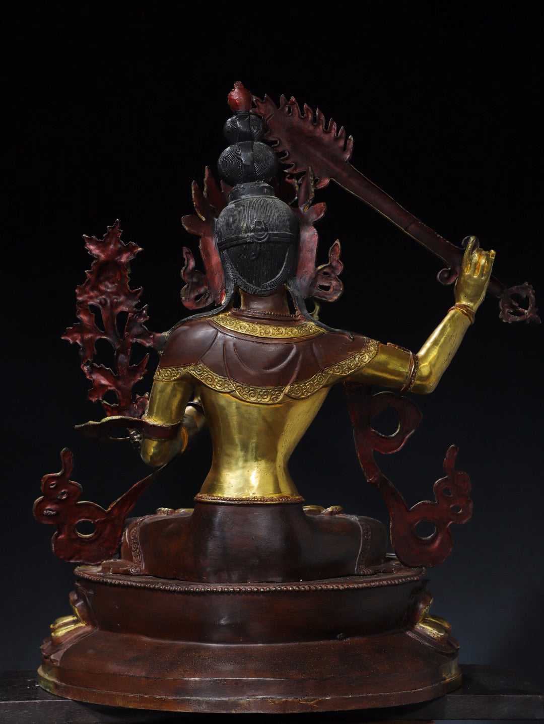 Chinese antique pure copper Buddha statue
